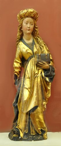statue de sainte Catherine d'Alexandrie
