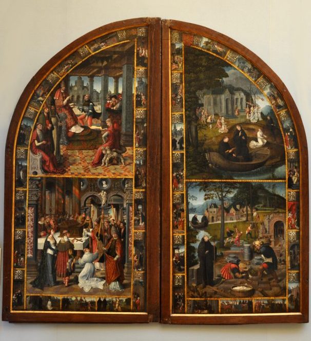 Retable «Portes du Trésor de l'Abbaye de Saint-Bertin à Saint-Omer»