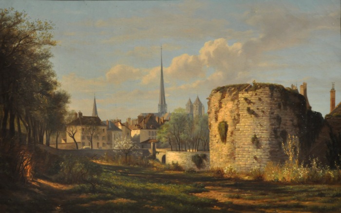 "Le Château de Dijon" de Victor Probst 1869