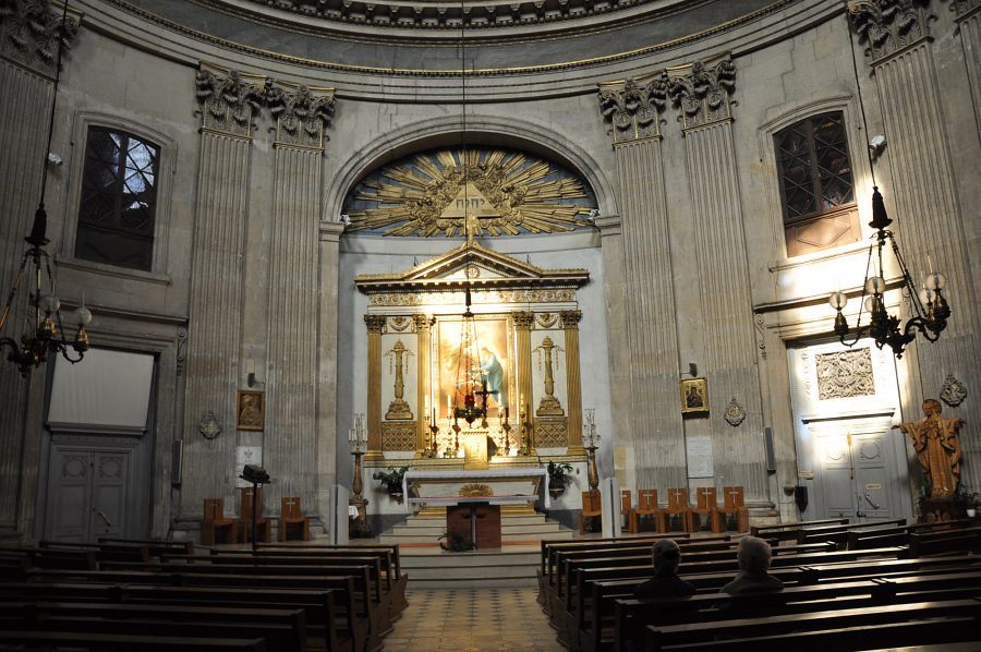 La nef de l'�glise Notre-Dame de l'Assomption