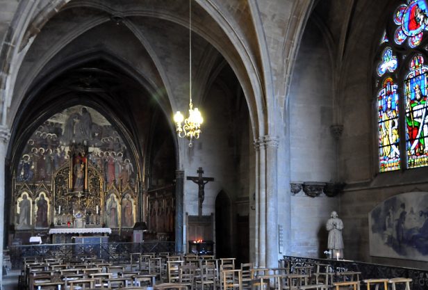 Vue d'ensemble de la chapelle de la Vierge