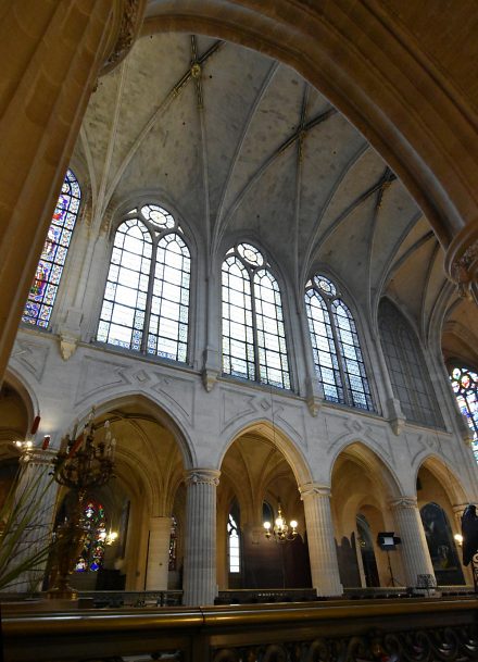 Élévation sud du chœur vue depuis une arcade nord