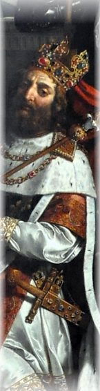 Le roi Robert le Pieux dans «La Vierge de la famille de Vic» de Franz II Pourbus