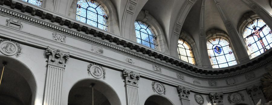 Vue des parties hautes de la nef et du chœur