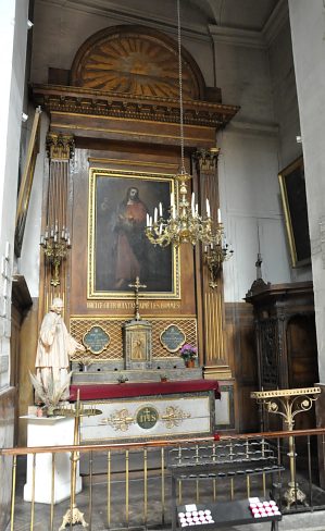 Chapelle latérale du Sacré-Cœur