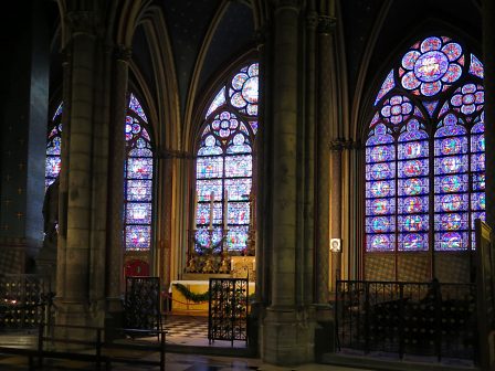 La chapelle Saint-Georges dans le déambulatoire