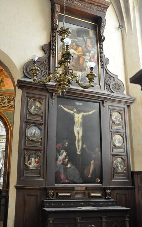 Le retable de la chapelle Sainte-Philomène