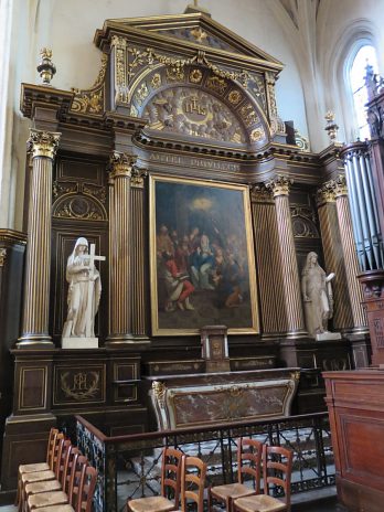 Le retable du transept sud