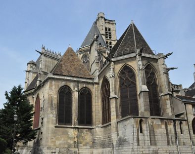 Le chevet de l'église abrite la chapelle axiale dite «de la Vierge».