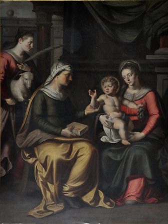 «La Vierge, sainte Anne et l'Enfant», tableau anonyme