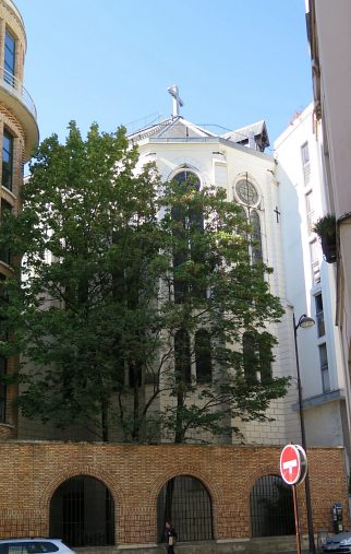 Le chevet de l'église Notre–Dame–du–Liban