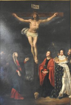 «Vierge et Enfant Jésus, saint Pierre et sainte  Cécile» de Mazzola, XVIe siècle
