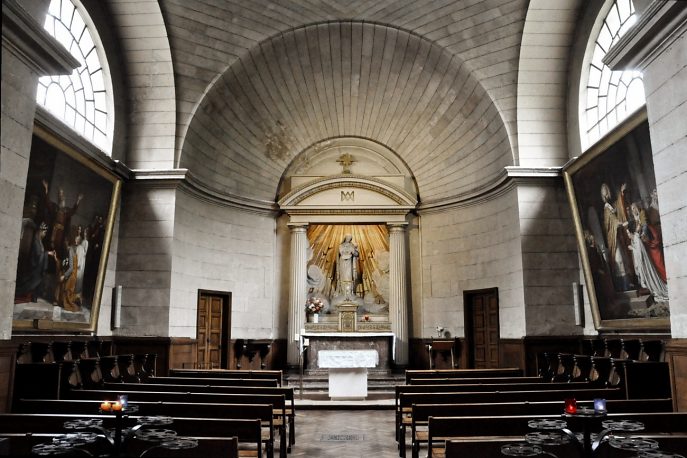 Vue d'ensemble de la chapelle axiale