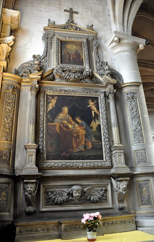 Le retable de la chapelle Sainte-Anne