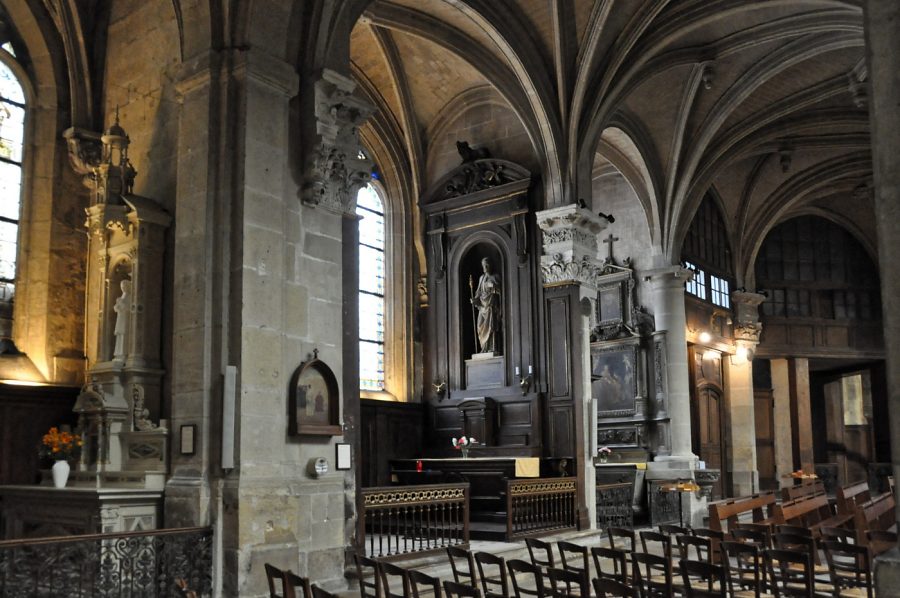 Suite de chapelles latérales nord dans le chœur