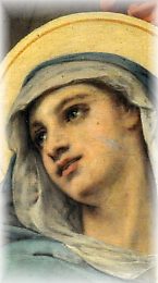 «Le Repos de la Sainte Famille» de Félix-Henry Giacomotti, détail
