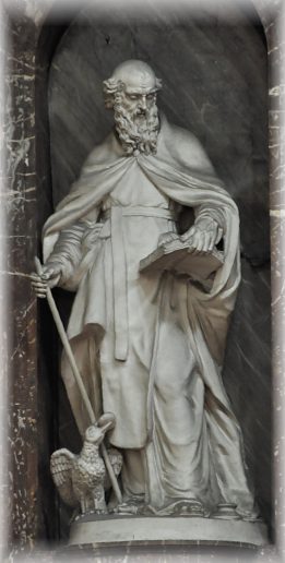Statue d'�lie � gauche du retable