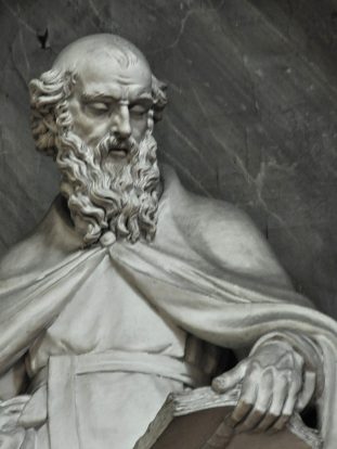 Statue d'�lie dans le ch�ur, d�tail (auteur inconnu)