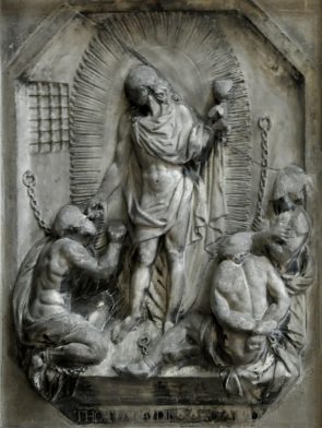 Bas-relief �Apparition du Christ � deux prisonniers�