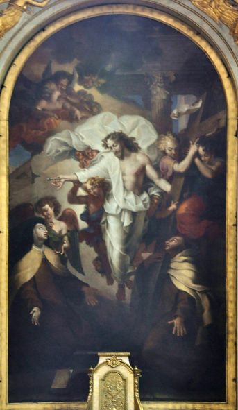 �L'Apparition du Christ � sainte Th�r�se d'Avila et � saint Jean de la Croix�