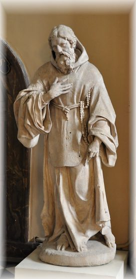 Statue de saint Fran�ois de Paule (1416-1508)