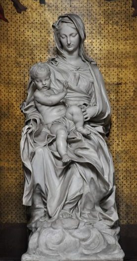 Vierge � l'Enfant d'Antonio Raggi (1624-1686)
