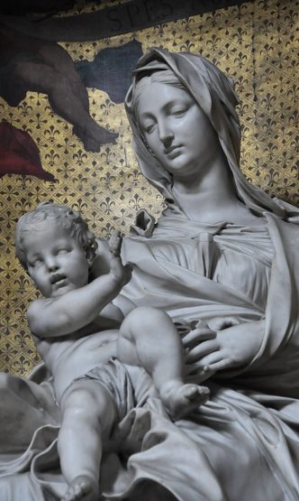 La Vierge � l'Enfant d'Antonio Raggi (1624-1686)