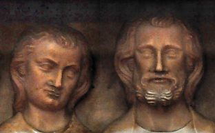 �Saint Augustin offrant son c�ur � l'Enfant J�sus�