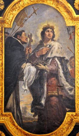 Le roi saint Louis re�oit la couronne d'�pines de la Passion