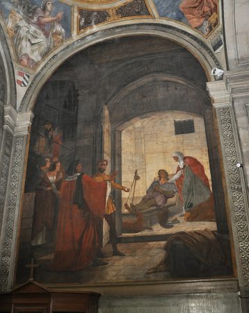 «Saint Roch venant d'expirer dans une prison de Montpellier,