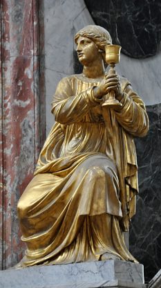 «La Foi» sculptée par Louis-François Guesdon