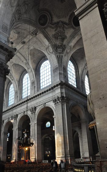 La croisée du transept et l'élévation nord