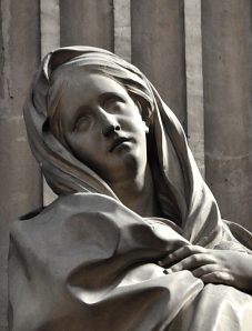 Vierge de douleur, détail