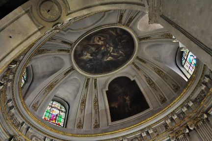 La voûte de la chapelle de la Vierge.