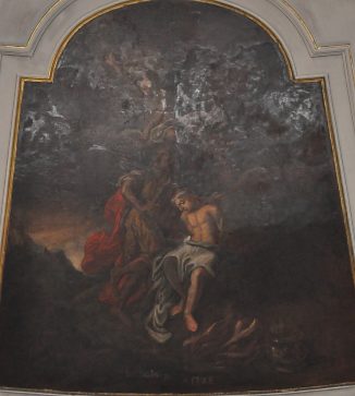 «Le Sacrifice d'Abraham» par Antoine-Denis Postel, 1728