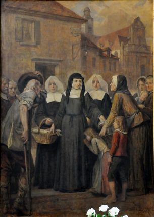 «Louise de Marillac faisant l'aumône», 1922