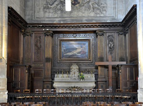 Chapelle Saint-Laurent avec le tableau de Louis Boulanger