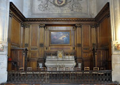 Chapelle Sainte-Geneviève dans le croisillon sud du transept