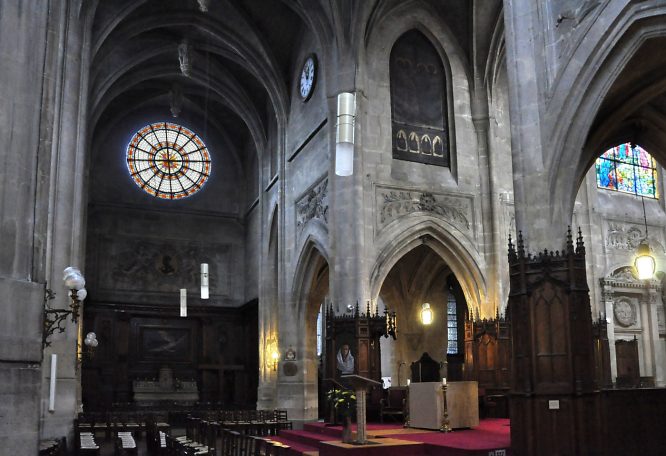 Vue du transept depuis le croisillon sud