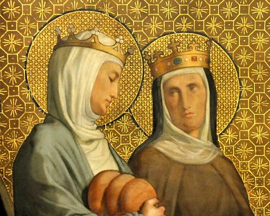 Sainte Élisabeth de Hongrie et sainte Élisabeth du Portugal