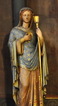 Sainte Geneviève représentant La Foi