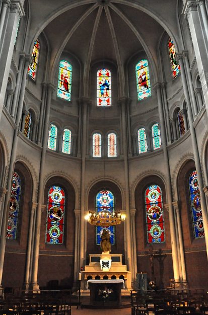 La chapelle axiale de la Vierge