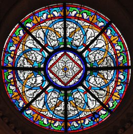 Oculus dans la chapelle de la Vierge