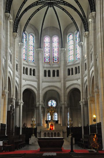 Le chœur et l'abside de Notre–Dame–de–la–Croix