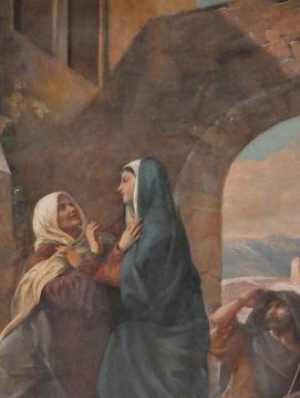 «La Visitation» de Jean–Louis Machard, détail