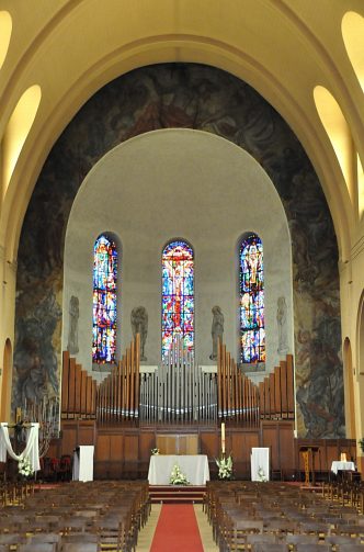 Le chur de SaintGabriel et son arc triomphal Le chur de SaintGabriel et son arc triomphal