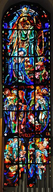 Vitrail gauche du chœur Vitrail gauche du chœur