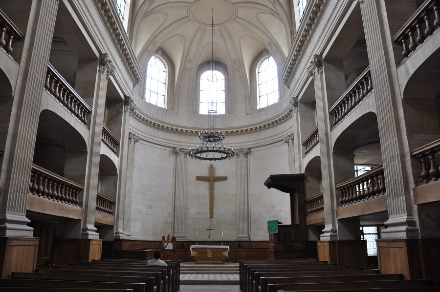 Vue gnrale de l'église luthérienne des Billettes