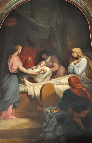 «La Naissance de la Vierge» de Nélie Jacquemart