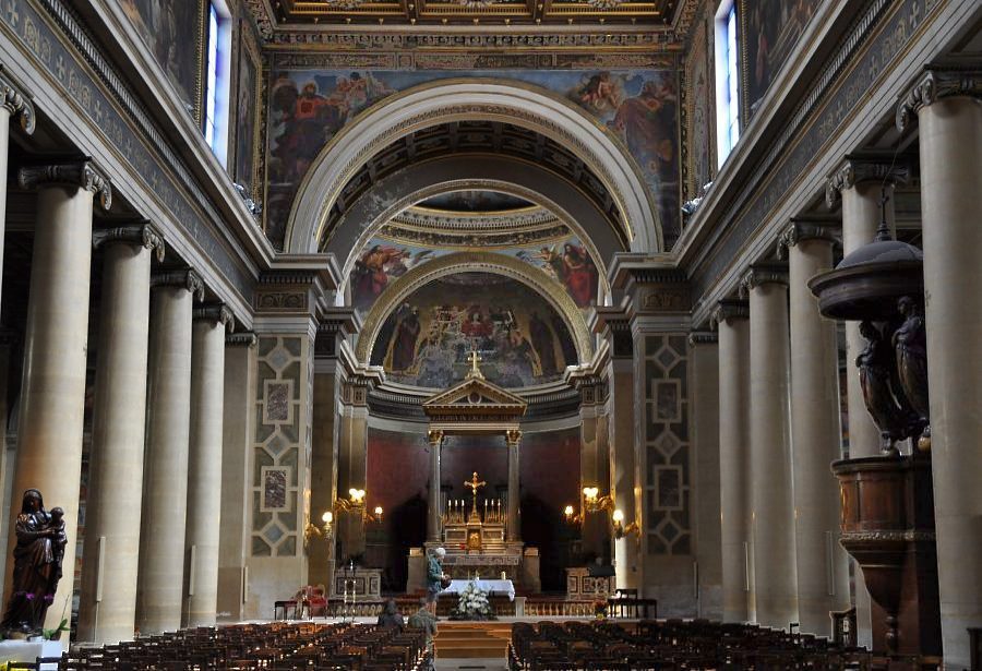 Vue d'ensemble de l'église Notre-Dame-de-Lorette